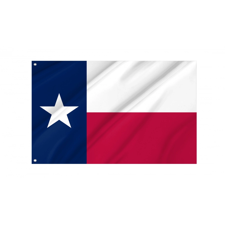 Flag of Texas State, Patriotic Flags, Unique Design Print, Flags for Indoor & Outdoor Use
