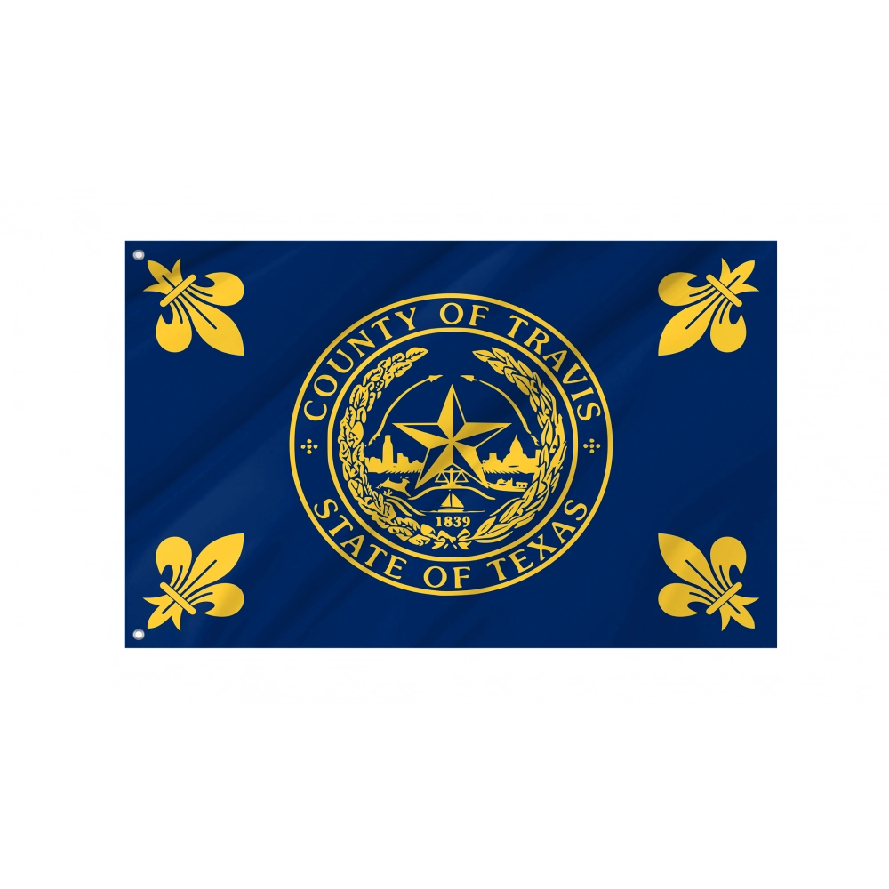 Travis County Flag for Indoor & Outdoor Use
