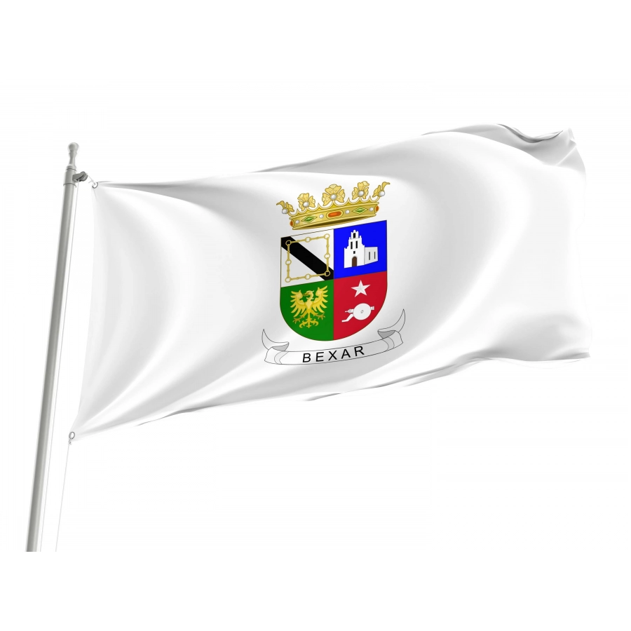 Bexar County, Texas Flag for Indoor & Outdoor Use, USA382