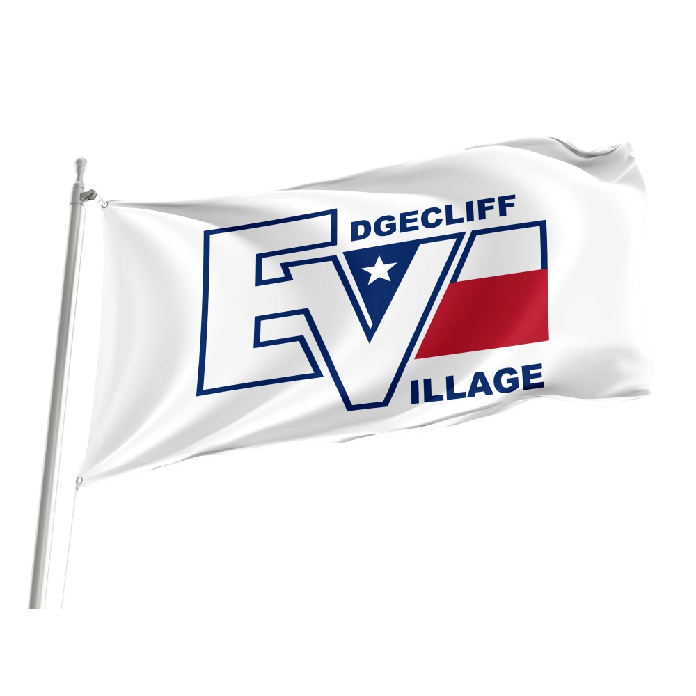 Edgecliff Village, Texas  Flag for Indoor & Outdoor Use
