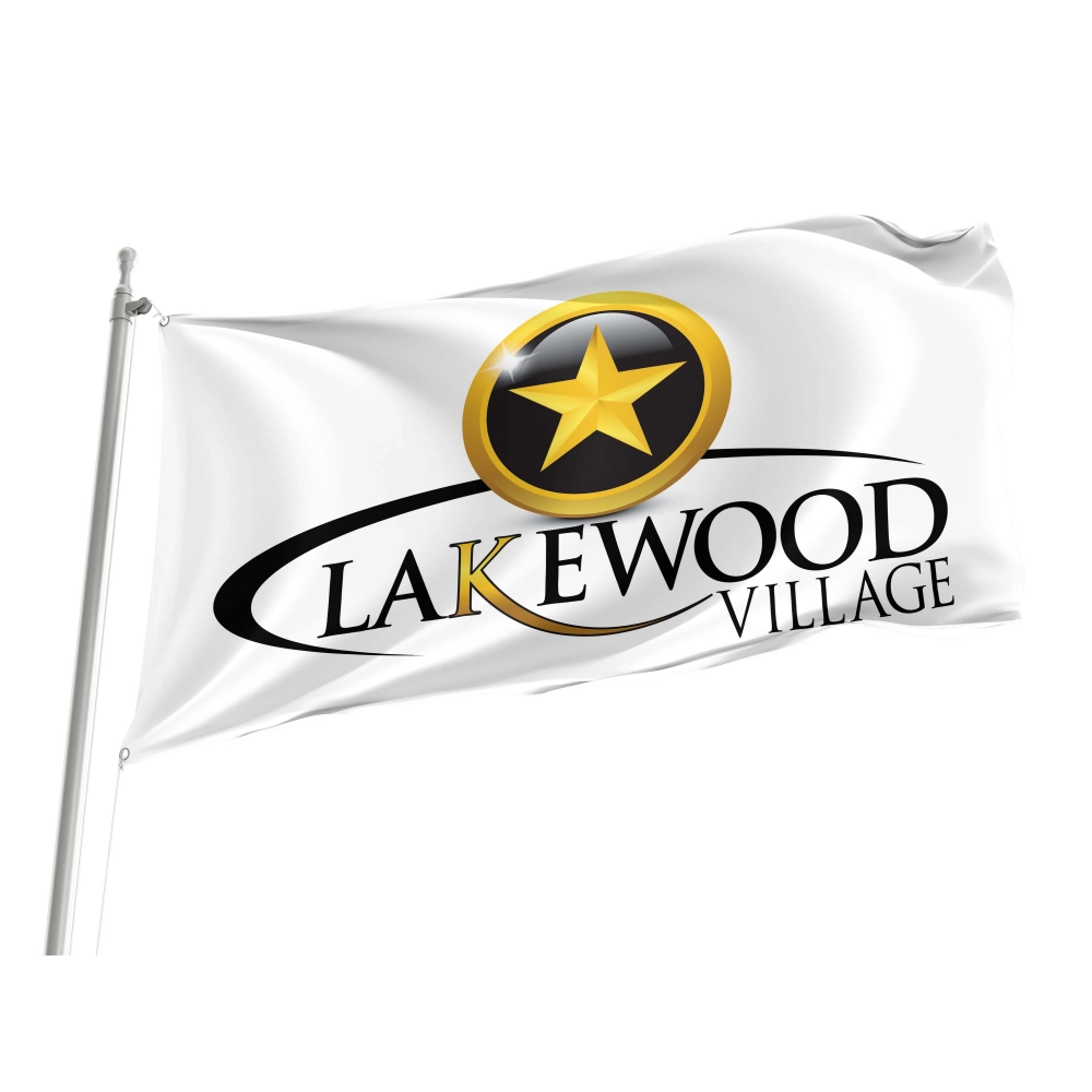 Lakewood Village, Texas  Flag for Indoor & Outdoor Use