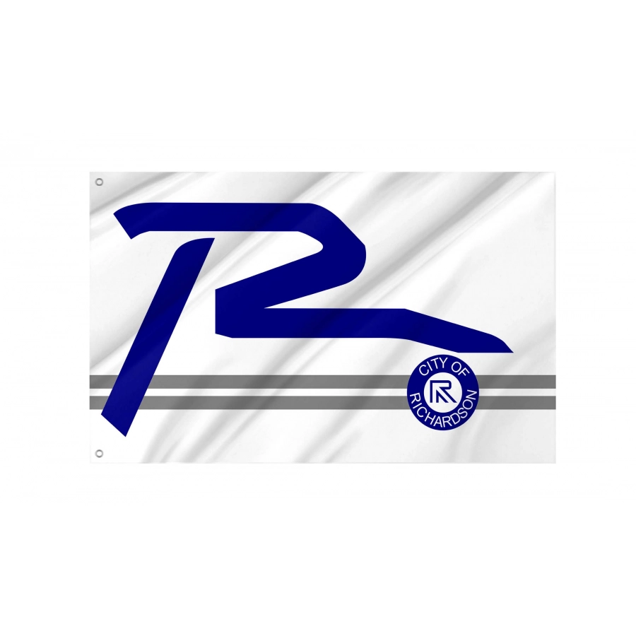 Richardson 2001-2018, Texas  Flag for Indoor & Outdoor Use, USA390