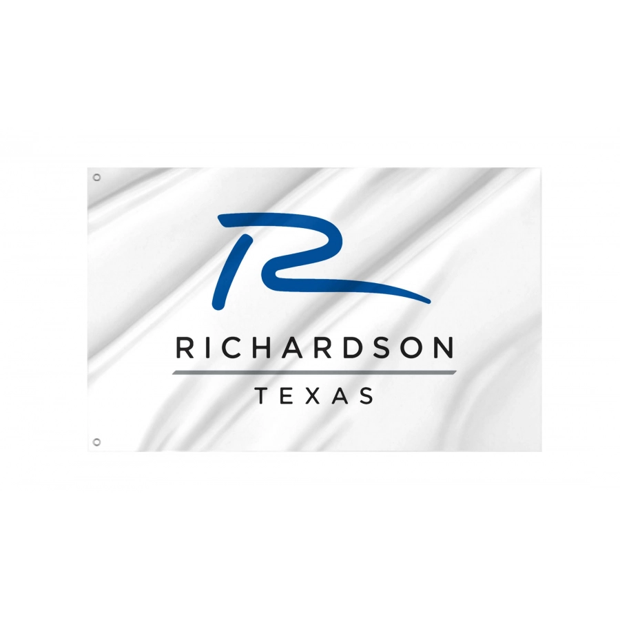 Richardson, Texas  Flag for Indoor & Outdoor Use, USA387