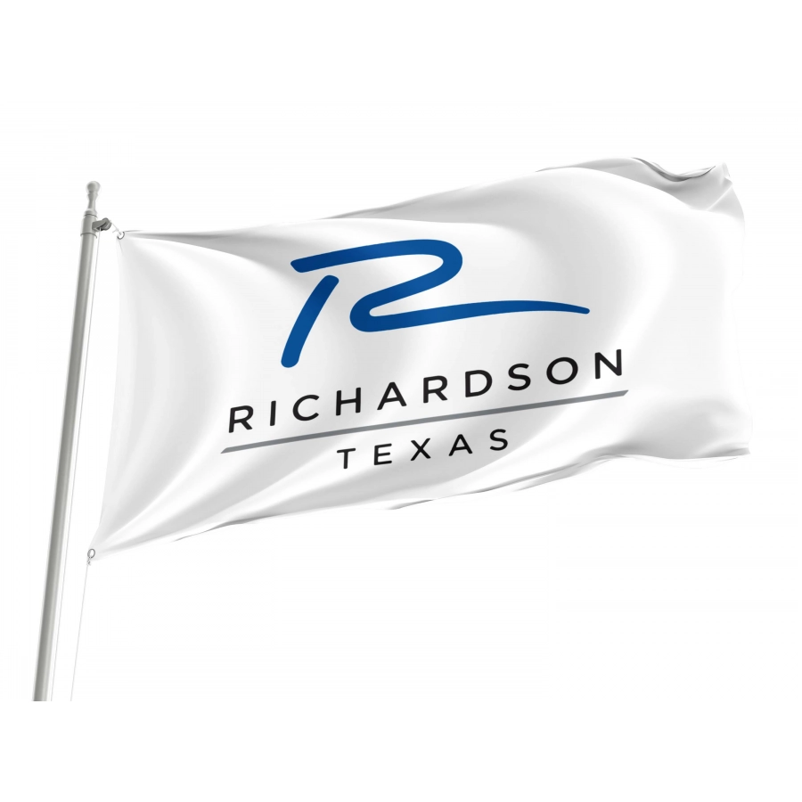 Richardson, Texas  Flag for Indoor & Outdoor Use, USA387