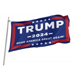 Trump 2024 Make America Great Again Flag for Indoor & Outdoor Use