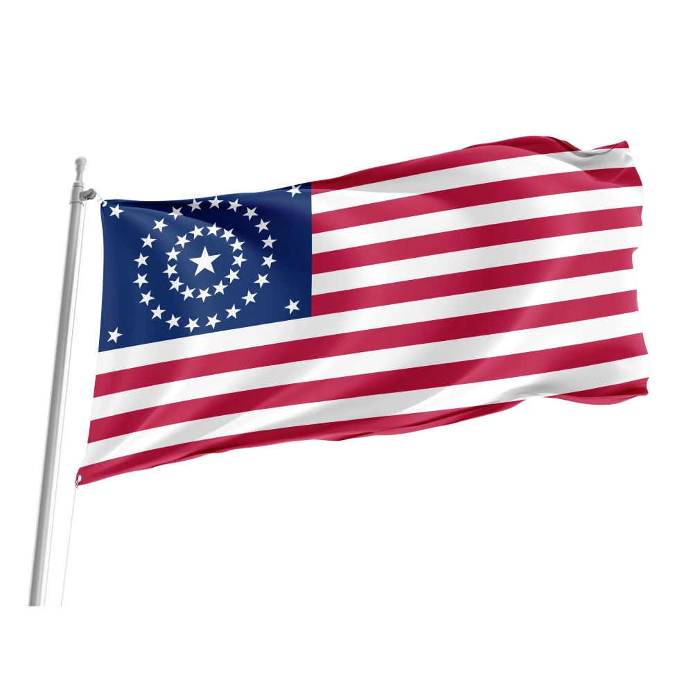 US 38 Star Flag for Indoor & Outdoor Use