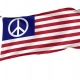 US Peace Flag for Indoor & Outdoor Use - Imagine 1