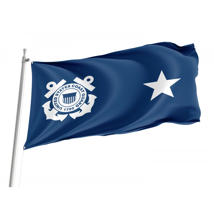 Flag Of Uscg Rear Admiral, Patriotic Flags, Unique Design Print, Flags For Indoor & Outdoor Use - High Quality United States for Indoor and Outdoor Use