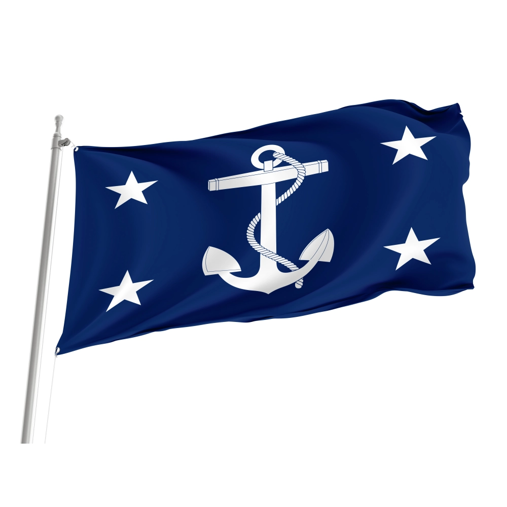 United States Secretary of the Navy Blue Flag  for Indoor & Outdoor Use