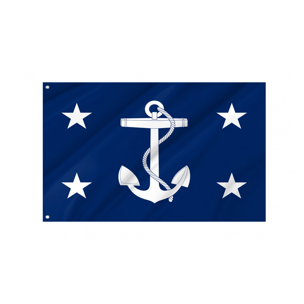 United States Secretary of the Navy Blue Flag  for Indoor & Outdoor Use