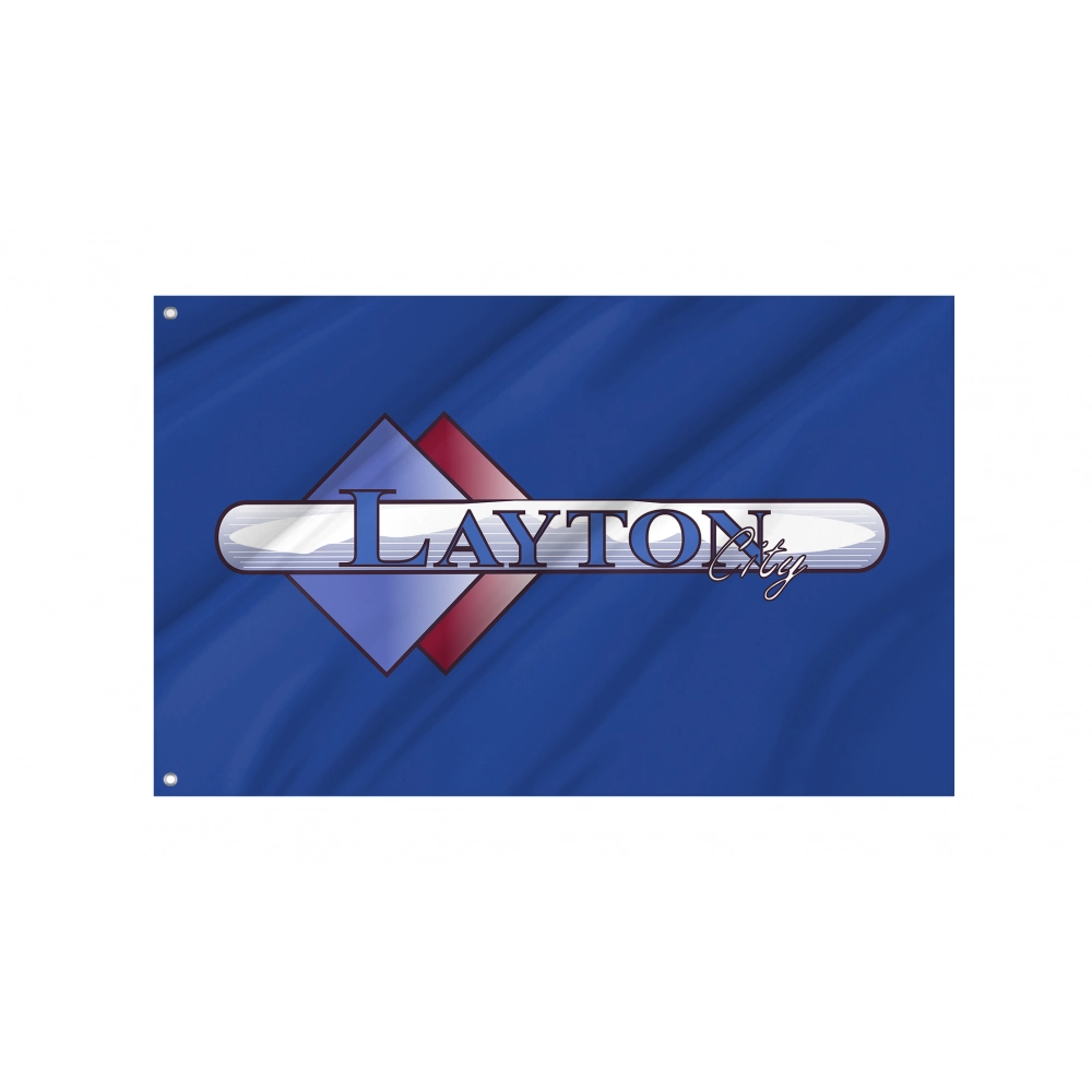 Layton Flag for Indoor & Outdoor Use Layton Flag for Indoor & Outdoor Use