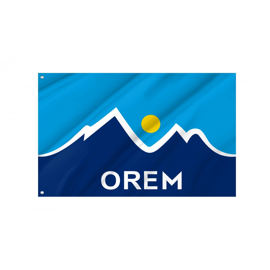 Flag of Orem, Utah, Patriotic Flags, Unique Design Print, Flags for Indoor & Outdoor Use