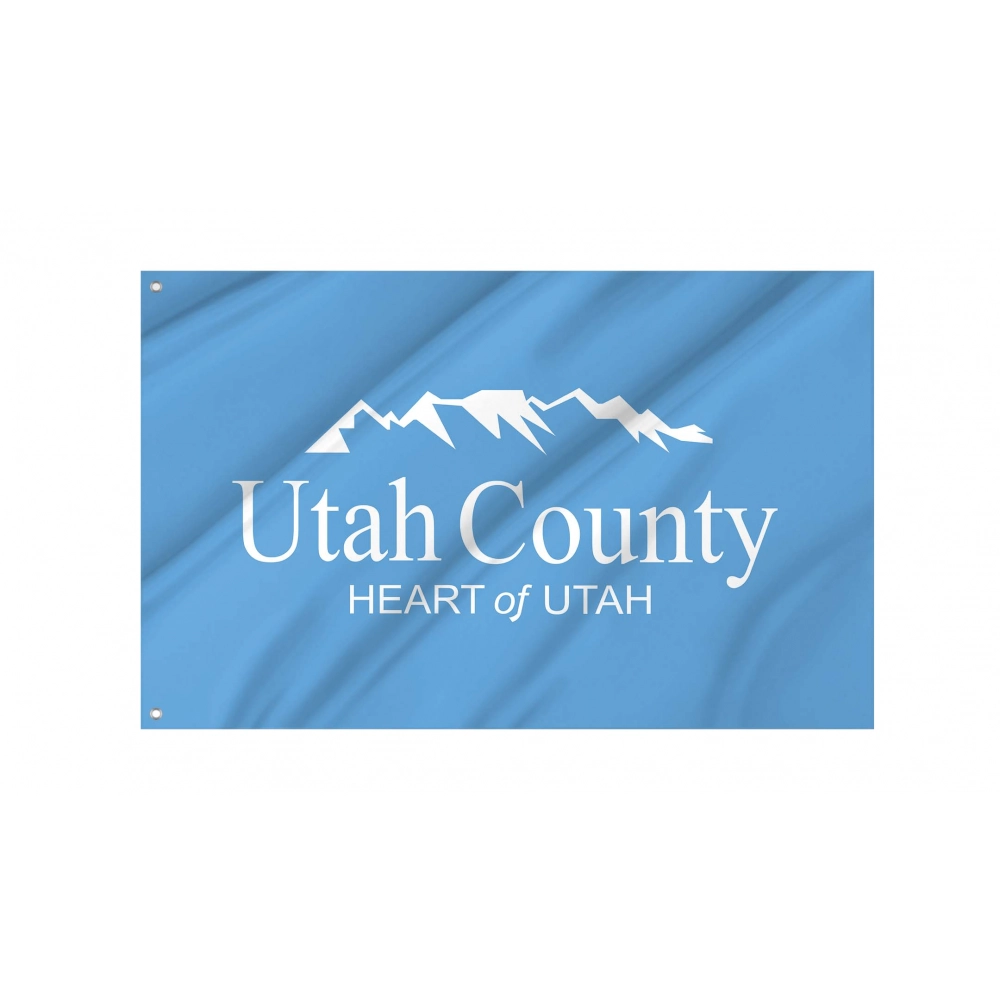 Utah County Flag for Indoor & Outdoor Use