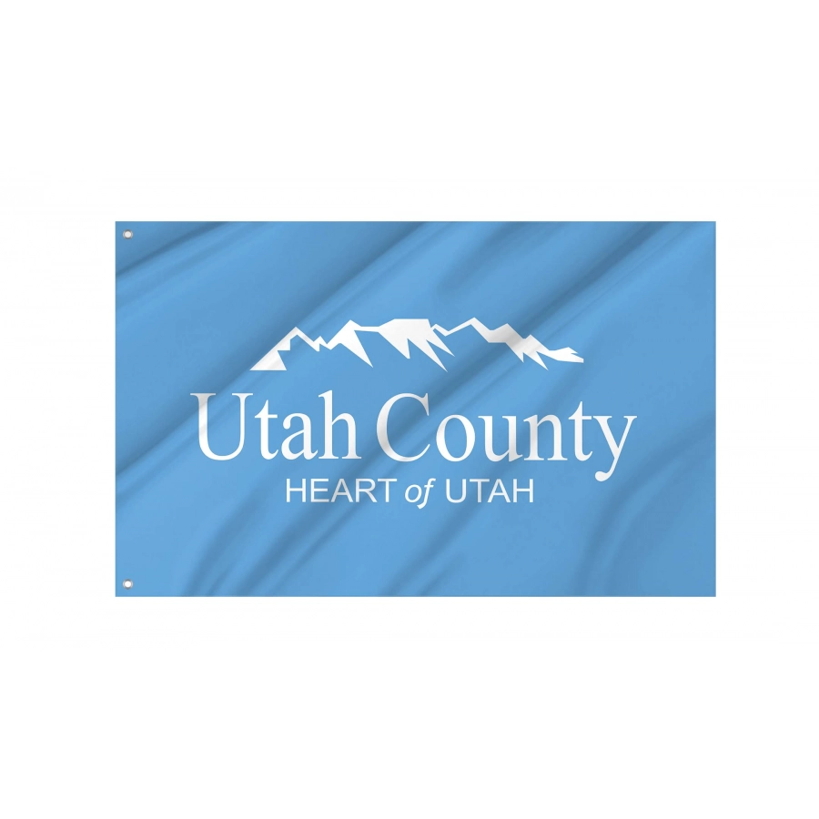 Utah County Flag for Indoor & Outdoor Use - Shopflagworld Utah County Flag for Indoor & Outdoor Use, USA391