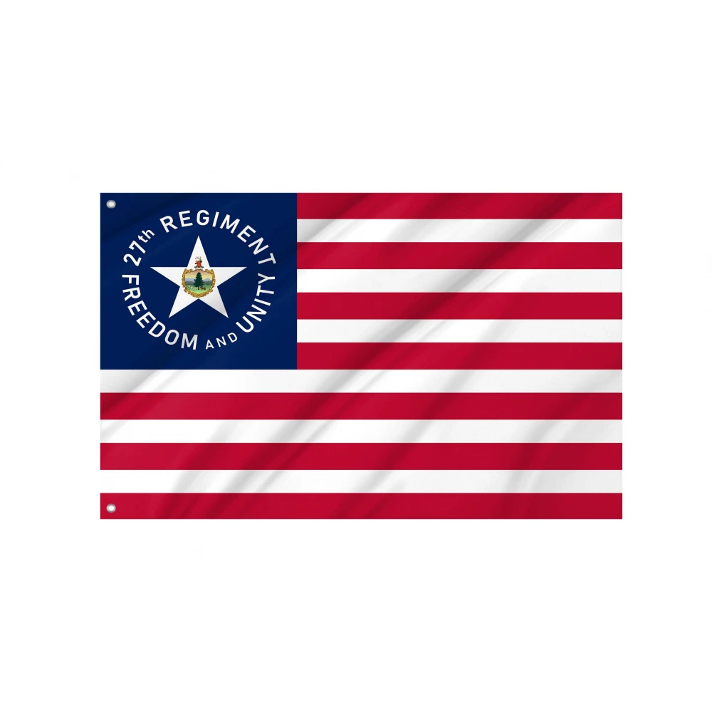 Vermont 27th Infantry Flag for Indoor & Outdoor Use