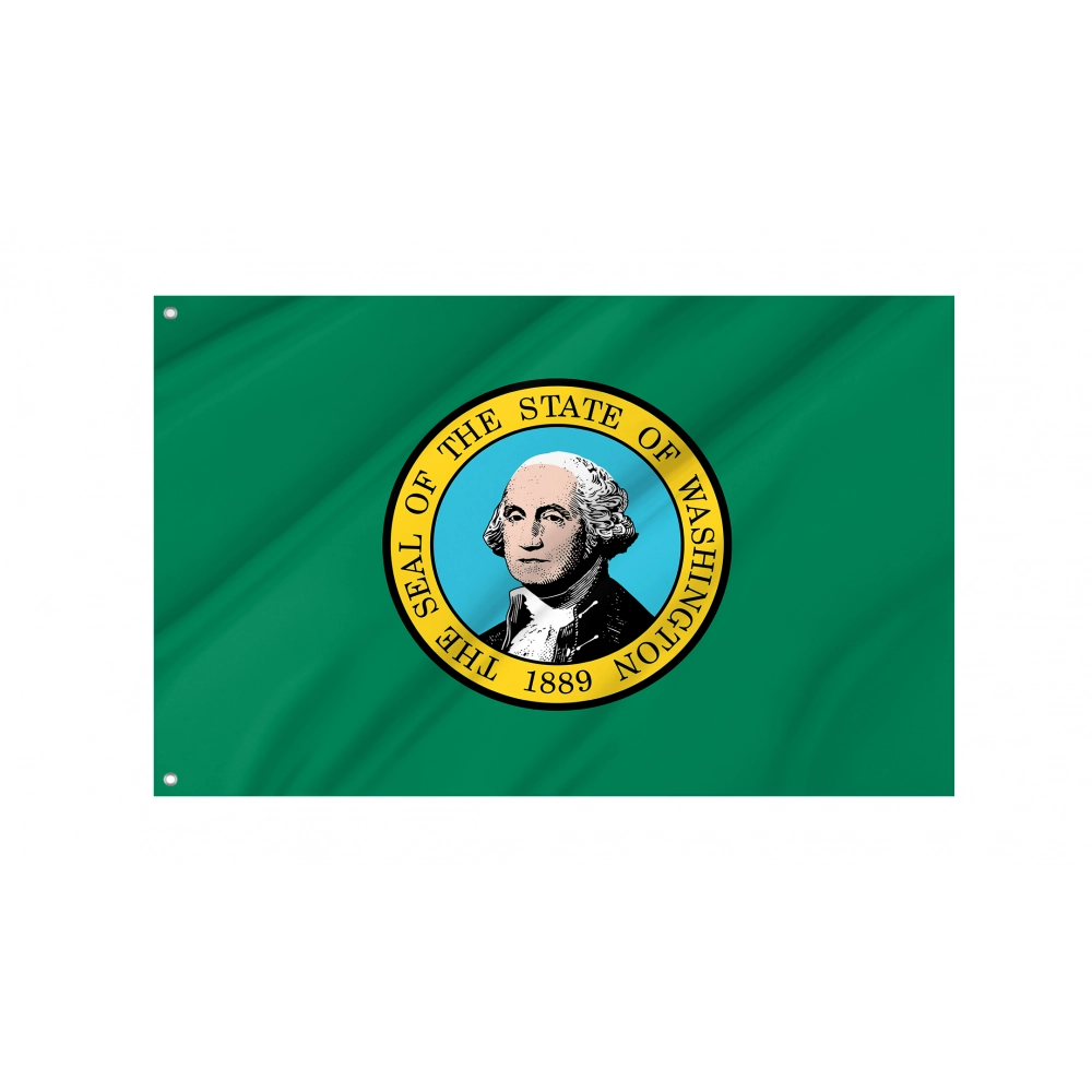 Washington State Flag for Indoor & Outdoor Use Washington State Flag for Indoor & Outdoor Use
