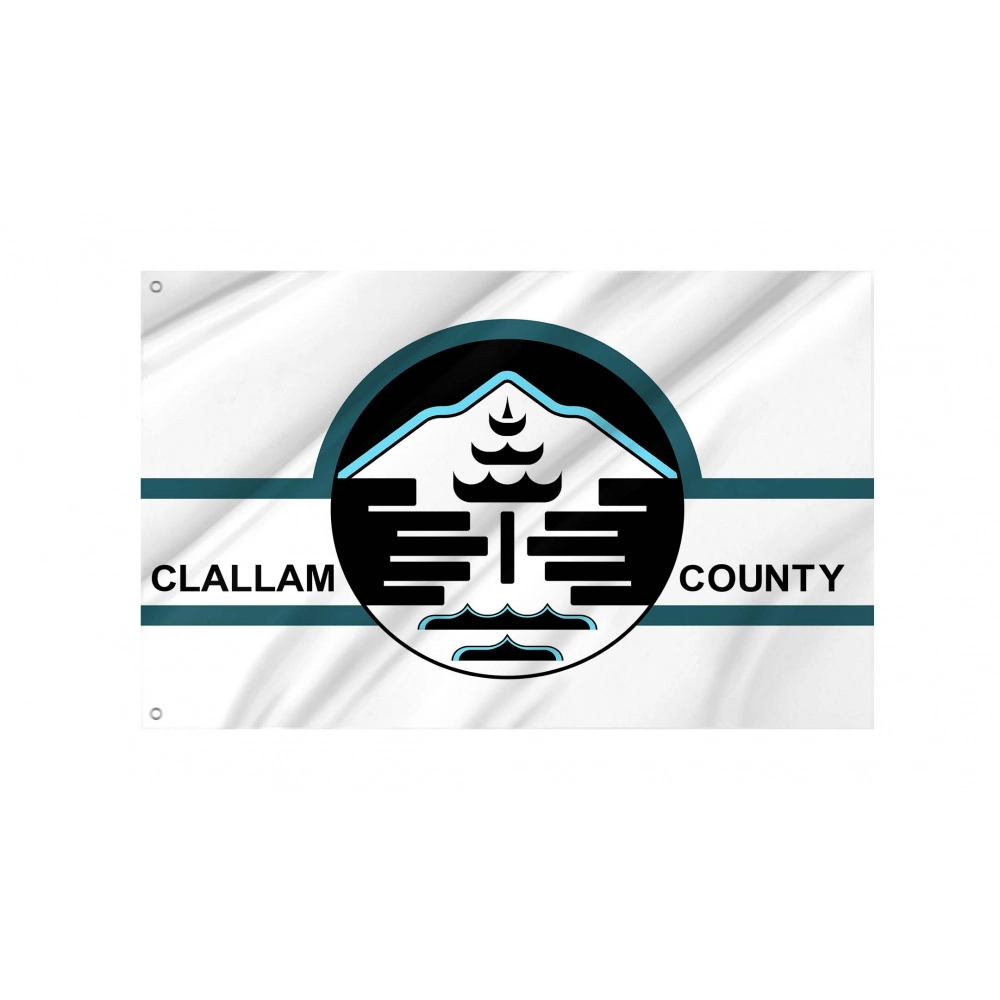 Clallam County, Washington Flag for Indoor & Outdoor Use Clallam County, Washington Flag for Indoor & Outdoor Use