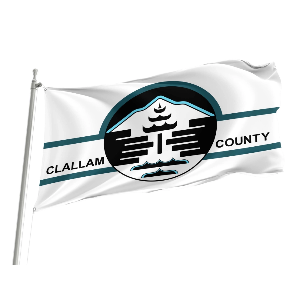 Clallam County, Washington Flag for Indoor & Outdoor Use Clallam County, Washington Flag for Indoor & Outdoor Use