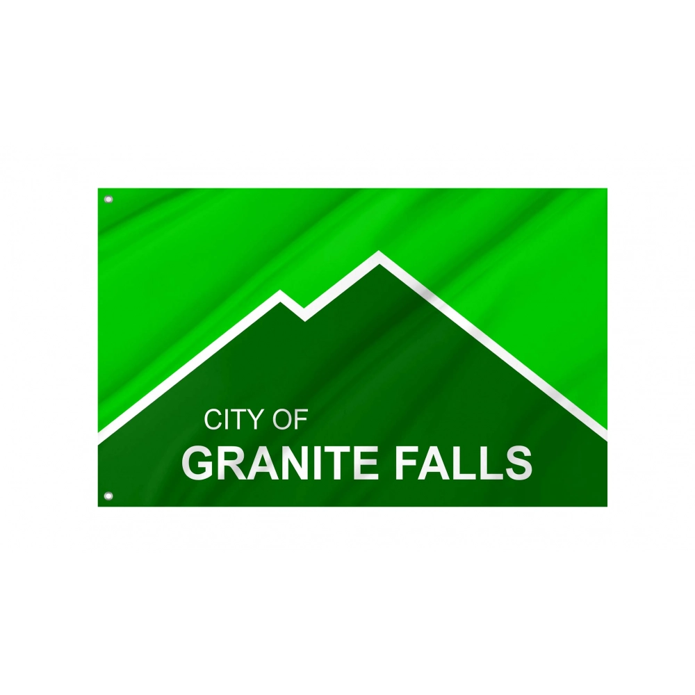 Granite Falls, Washington  Flag for Indoor & Outdoor Use