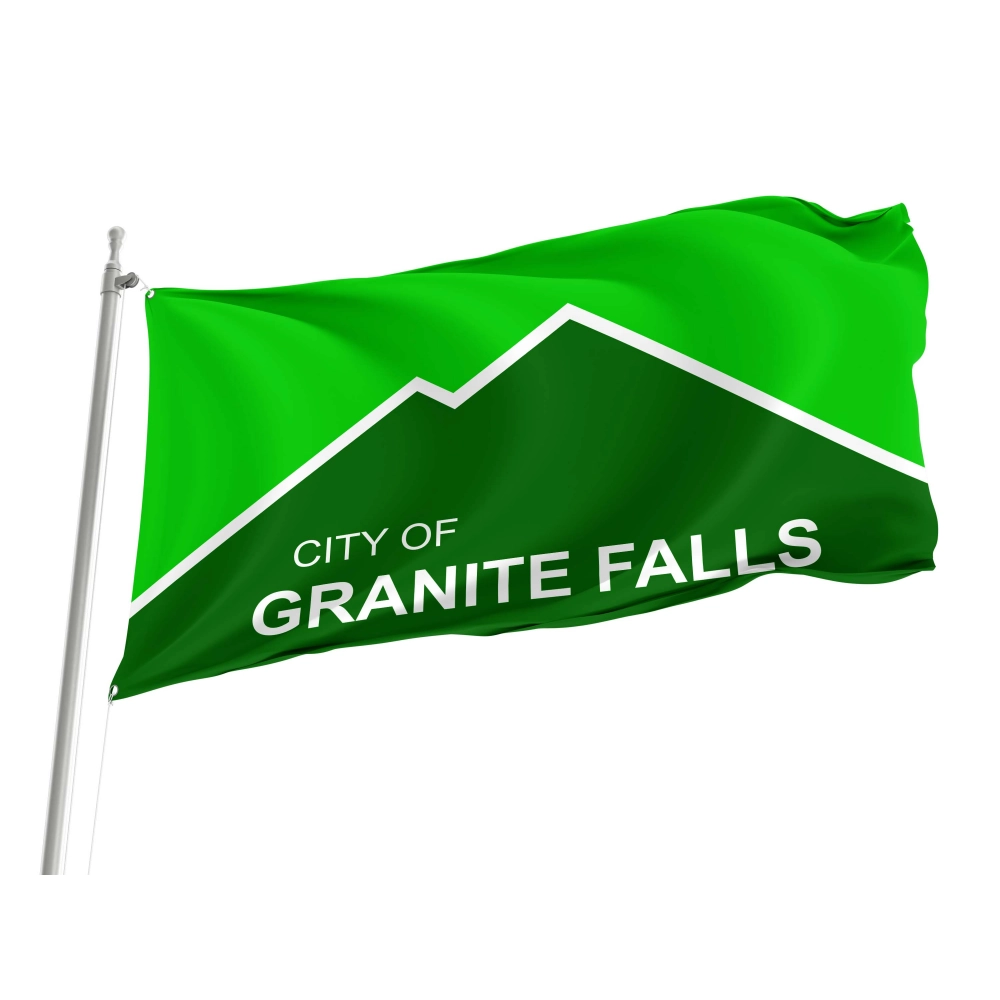 Granite Falls, Washington  Flag for Indoor & Outdoor Use