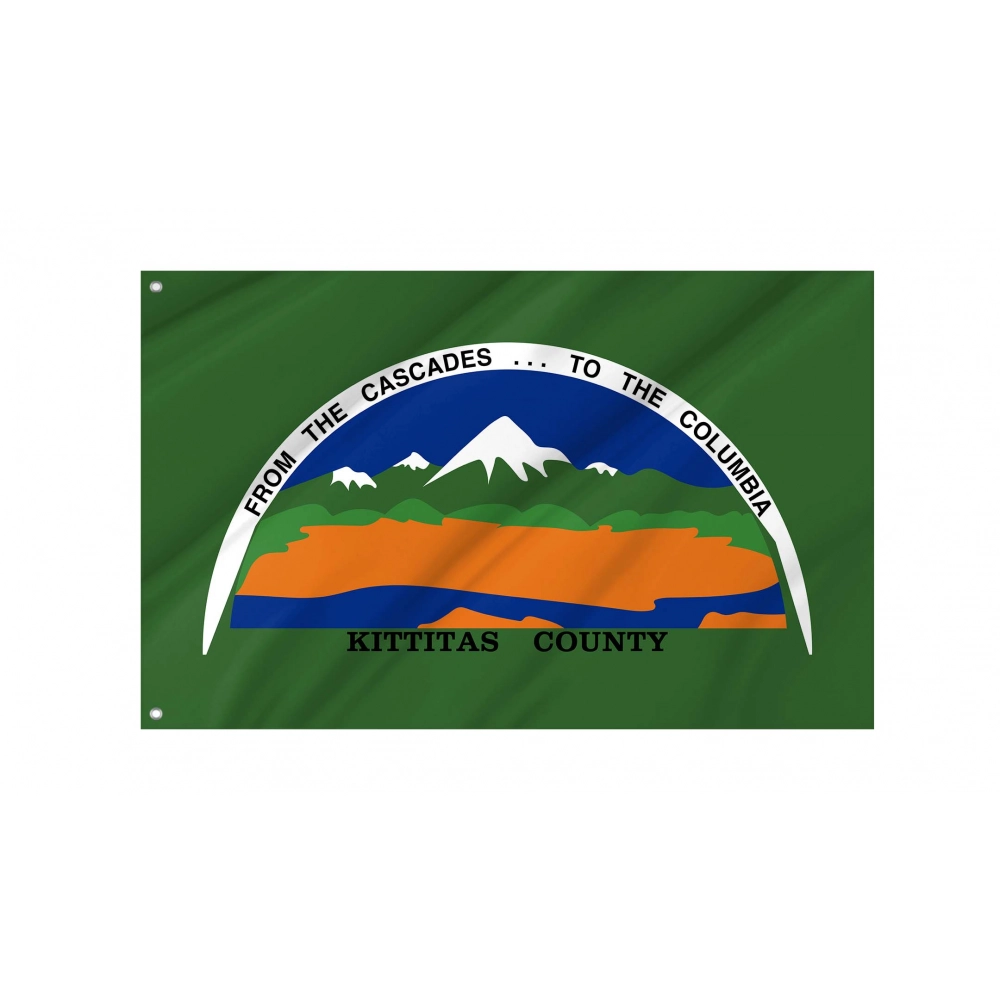 Kittitas County, Washington Flag for Indoor & Outdoor Use