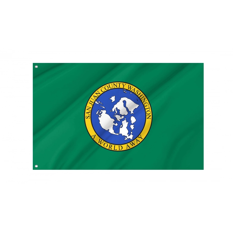 San Juan County, Washington Flag for Indoor & Outdoor Use, USA418
