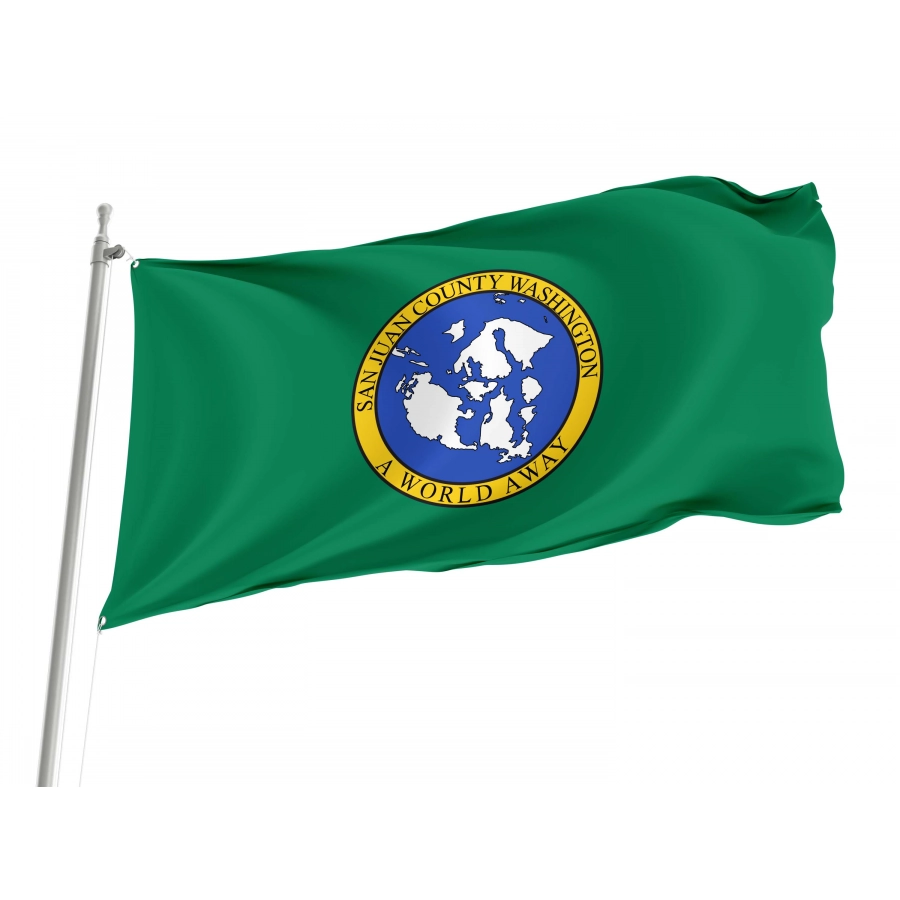 San Juan County, Washington Flag for Indoor & Outdoor Use, USA418