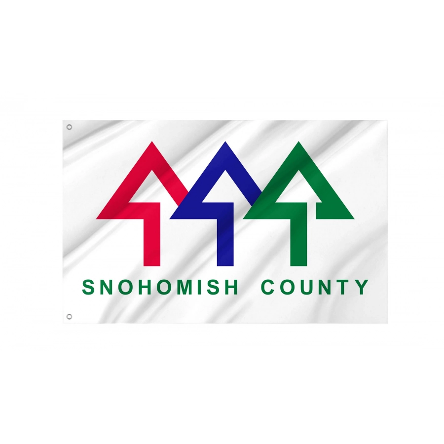 Snohomish County, Washington Flag for Indoor & Outdoor Use, USA419
