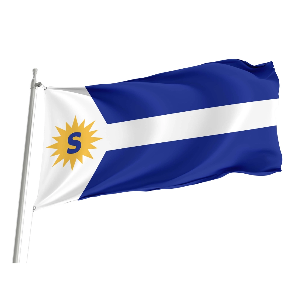 Spokane 1912-1958, Washington Flag for Indoor & Outdoor Use