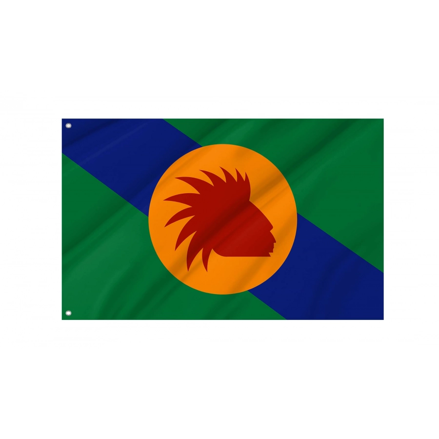 Spokane County 1988-2002, Washington Flag for Indoor & Outdoor Use, USA422