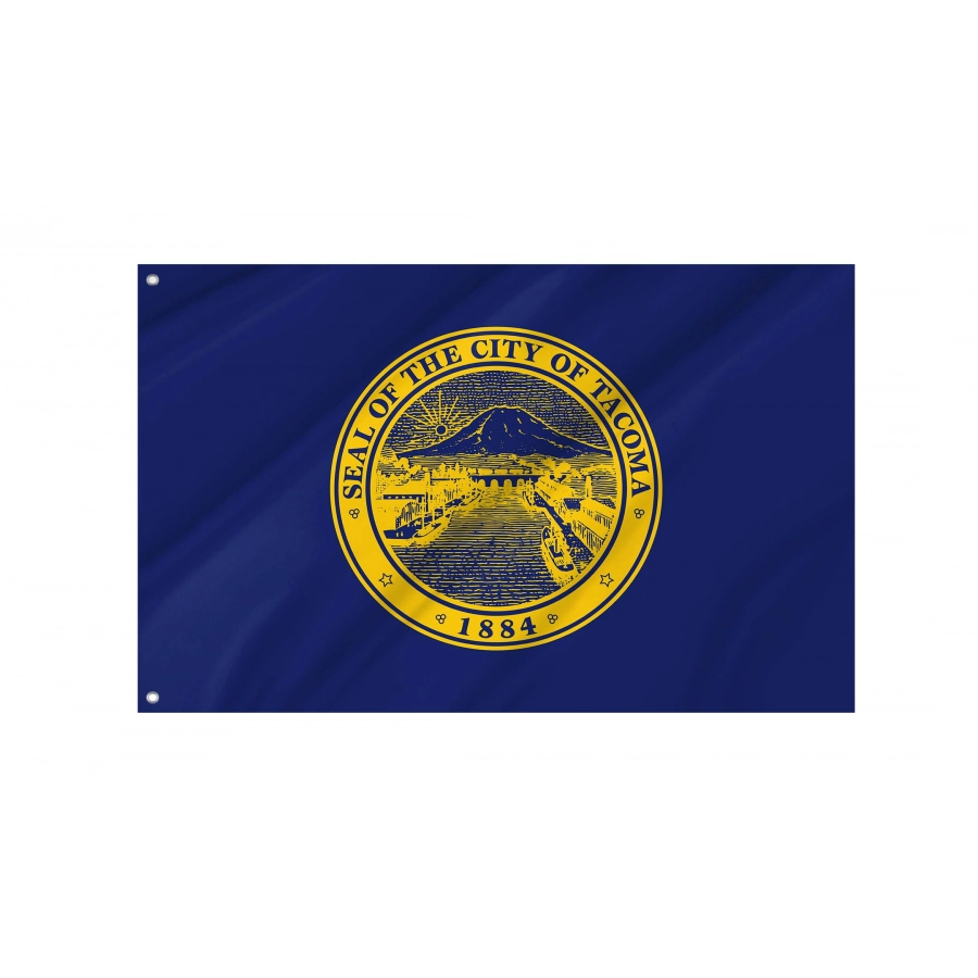 Tacoma, Washington  Flag for Indoor & Outdoor Use, USA427