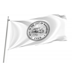 Waterbury White Flag for Indoor & Outdoor Use