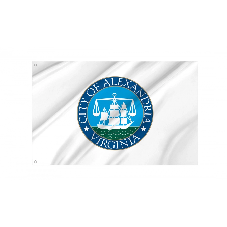 Alexandria, Virginia Flag for Indoor & Outdoor Use - Shopflagworld Alexandria, Virginia Flag for Indoor & Outdoor Use, USA399