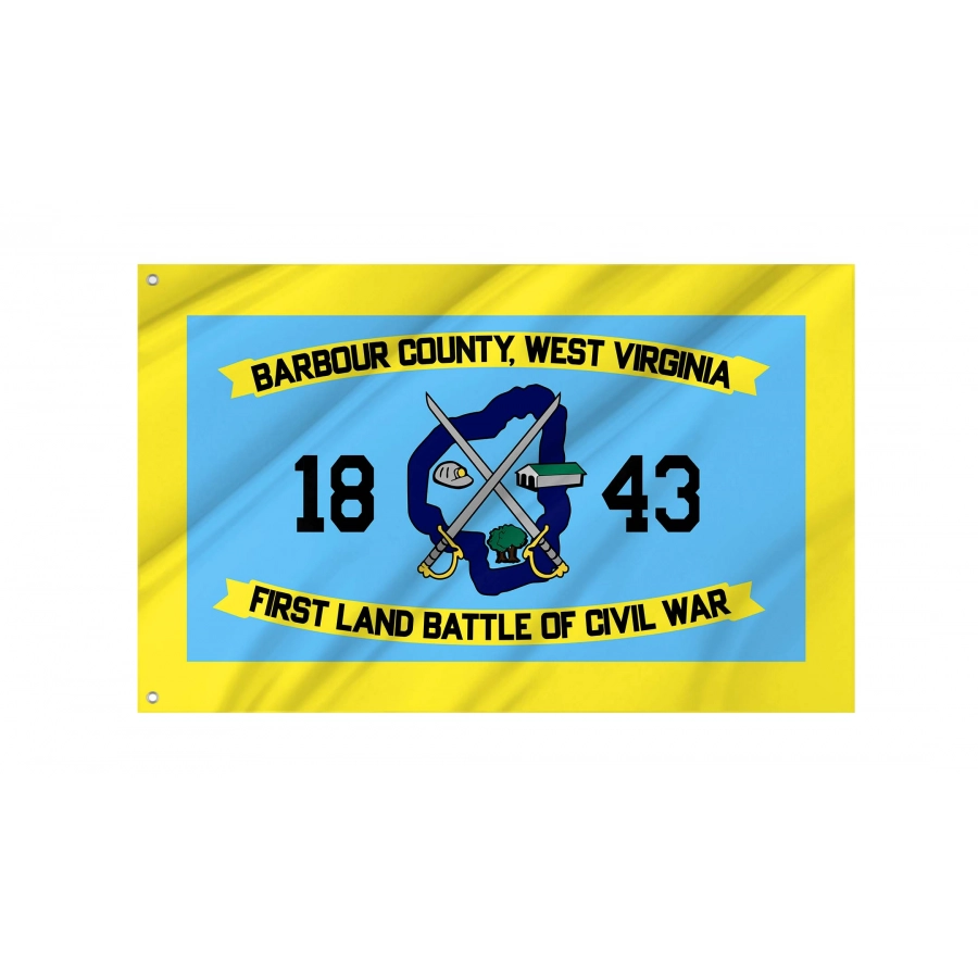 Barbour County Flag for Indoor & Outdoor Use, USA102
