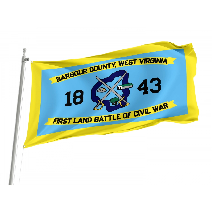 Barbour County Flag for Indoor & Outdoor Use, USA102