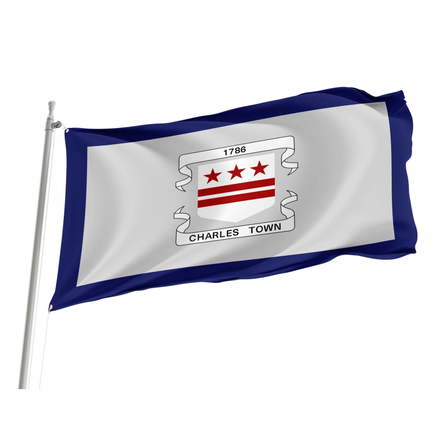 Charles Town Flag for Indoor & Outdoor Use, USA114