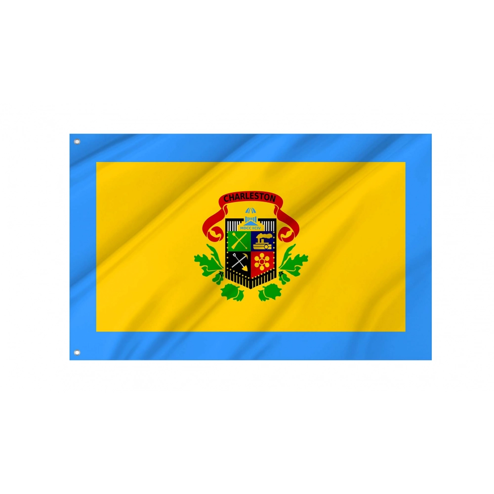 Charleston, West Virginia Flag for Indoor & Outdoor Use