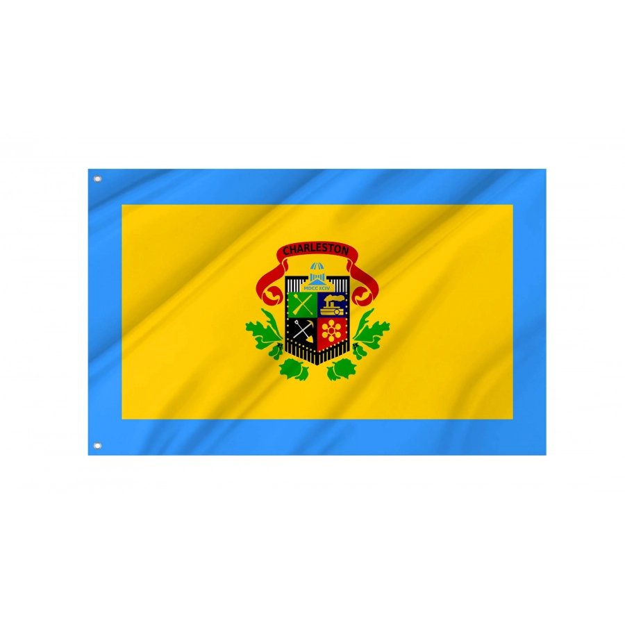 Charleston, West Virginia Flag for Indoor & Outdoor Use, USA113