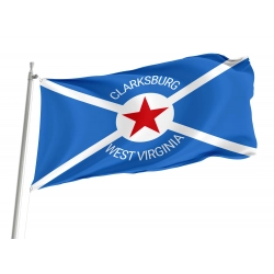 Clarksburg Flag for Indoor & Outdoor Use