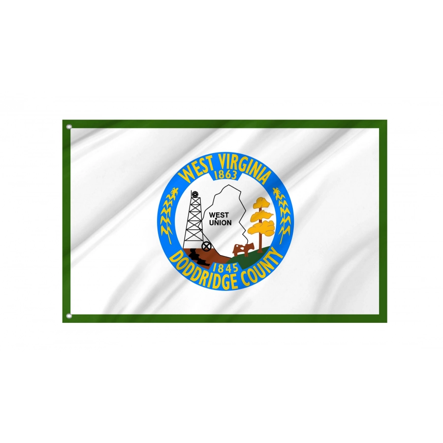 Doddridge County Flag for Indoor & Outdoor Use, USA103