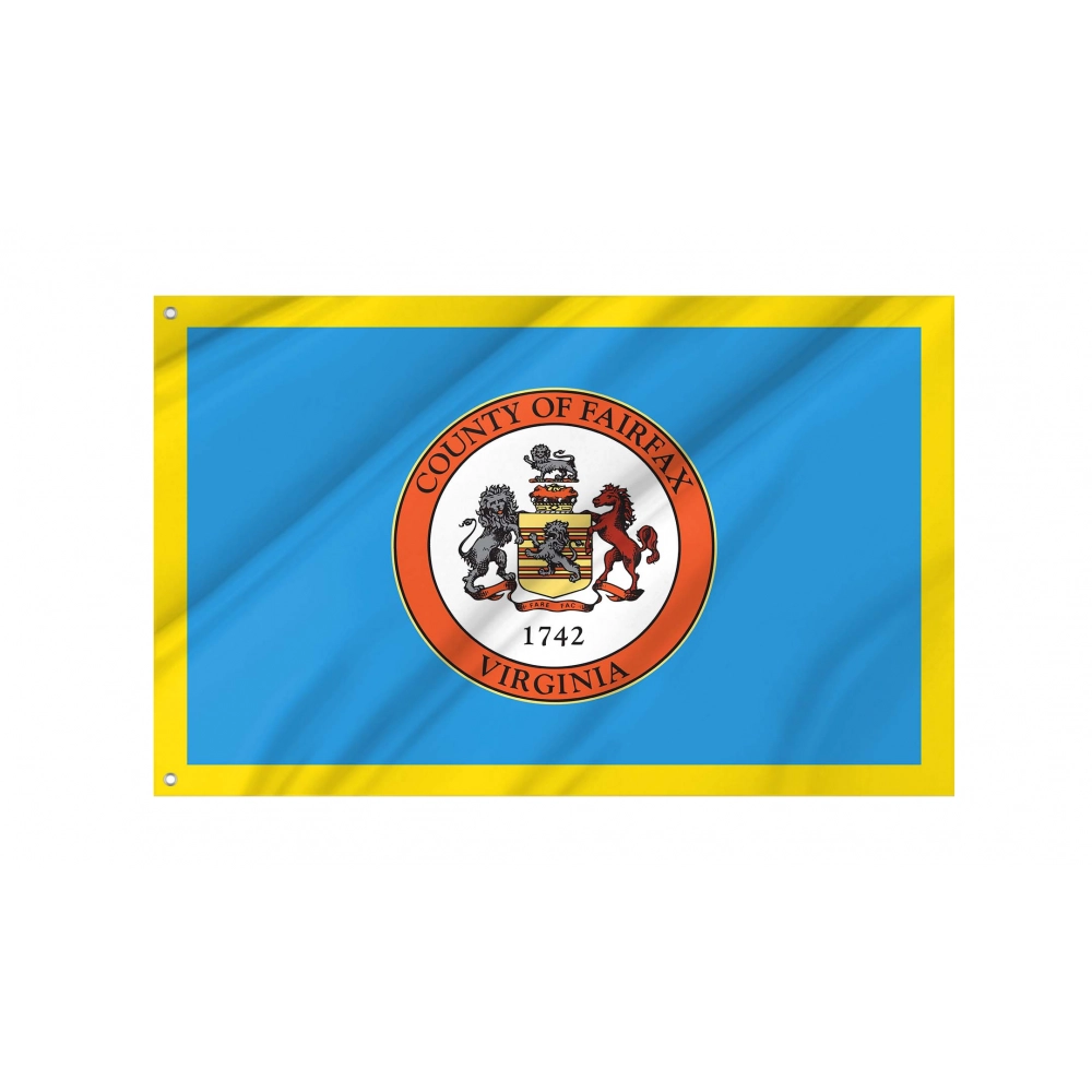Fairfax County, Virginia Flag for Indoor & Outdoor Use Fairfax County, Virginia Flag for Indoor & Outdoor Use