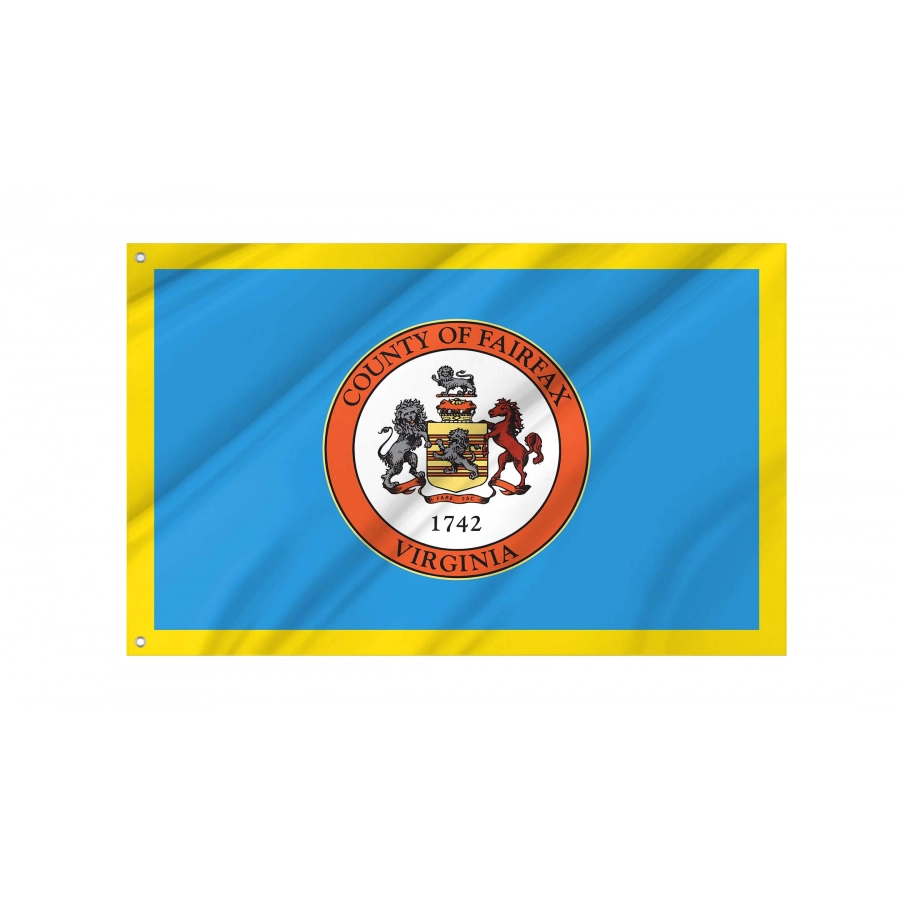 Fairfax County, Virginia Flag for Indoor & Outdoor Use - Shopflagworld Fairfax County, Virginia Flag for Indoor & Outdoor Use, USA407