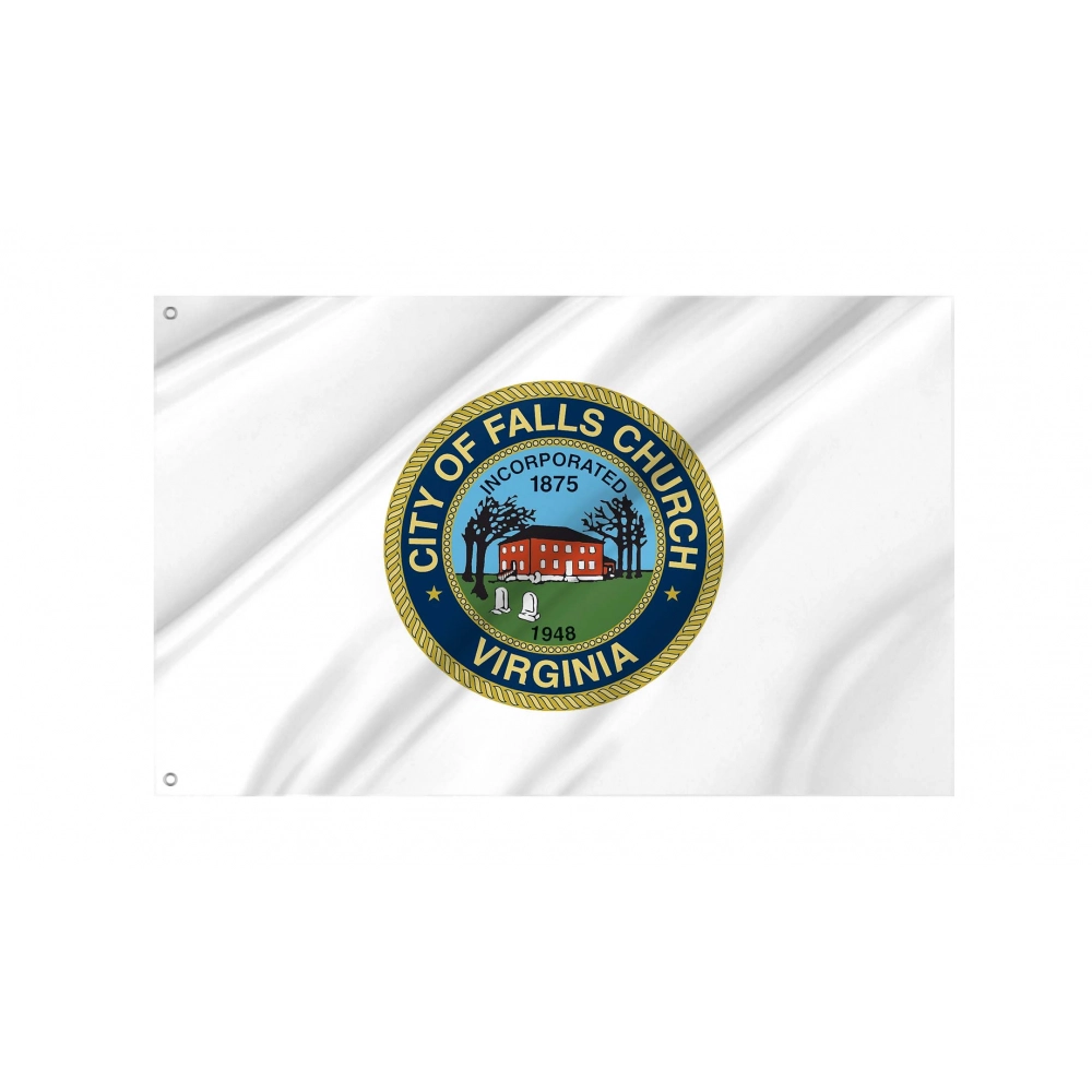 Falls Church Flag for Indoor & Outdoor Use Falls Church Flag for Indoor & Outdoor Use
