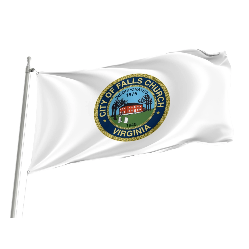 Falls Church Flag for Indoor & Outdoor Use Falls Church Flag for Indoor & Outdoor Use