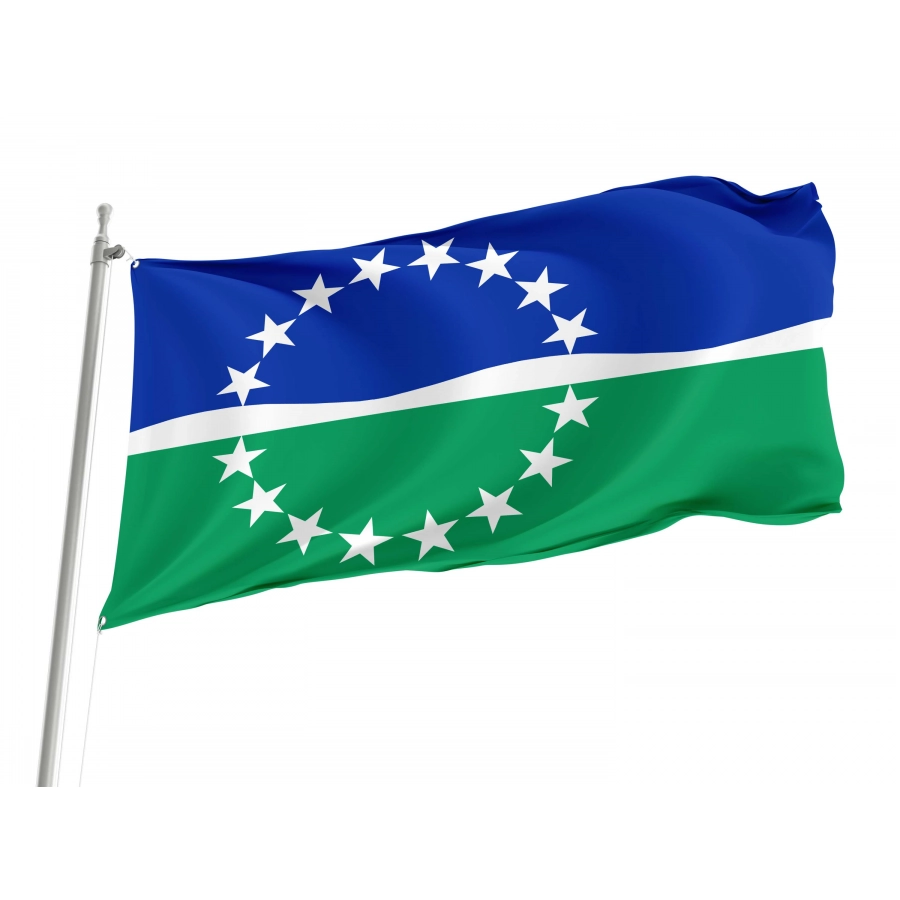 Hampton Roads, Virginia Flag for Indoor & Outdoor Use, USA411