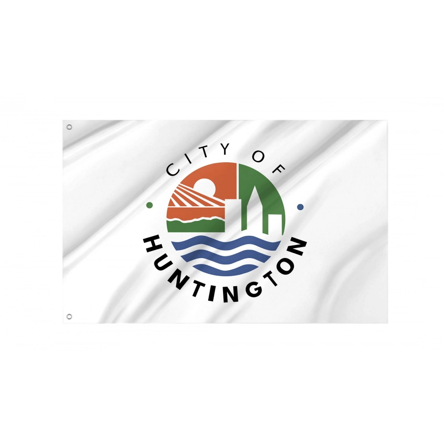 Huntington, West Virginia 2004-2021 Flag for Indoor & Outdoor Use, USA449