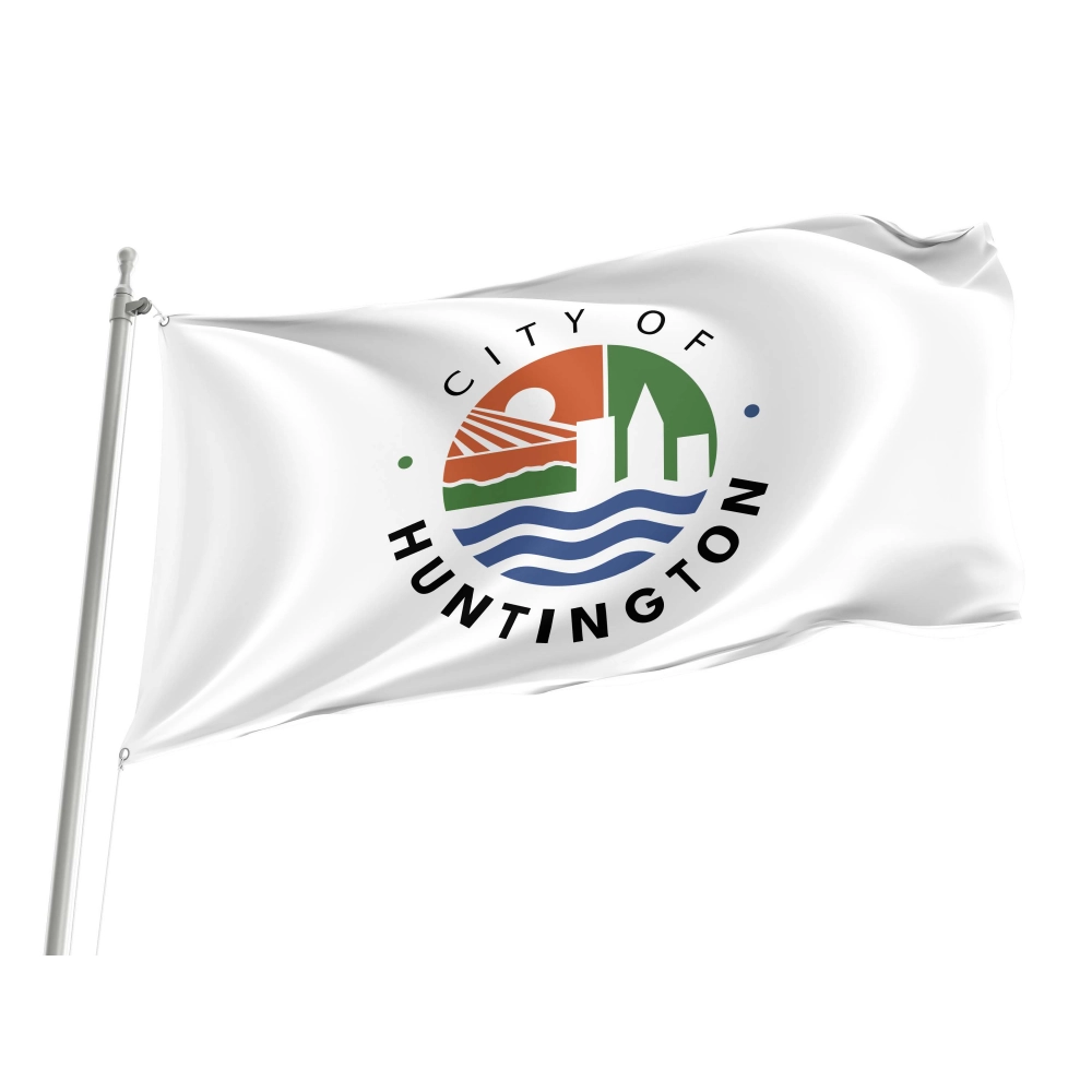 Huntington, West Virginia 2004-2021 Flag for Indoor & Outdoor Use