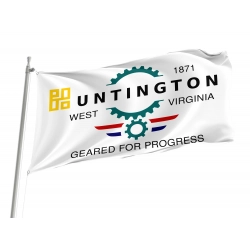 Huntington, West Virginia Until 2004 Flag for Indoor & Outdoor Use