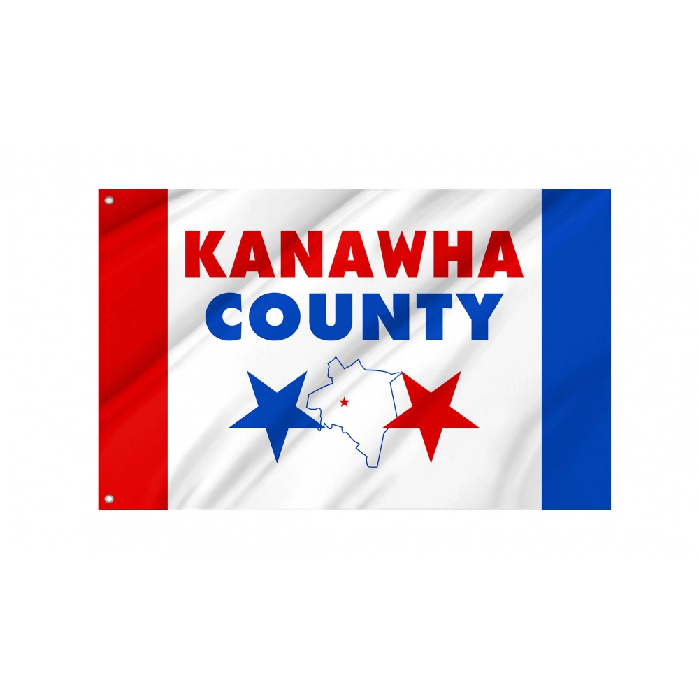 Kanawha County Flag for Indoor & Outdoor Use
