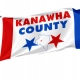 Kanawha County Flag for Indoor & Outdoor Use - Imagine 1